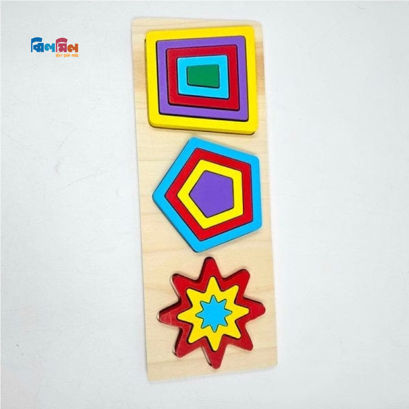 Geometric Shape Puzzle Board