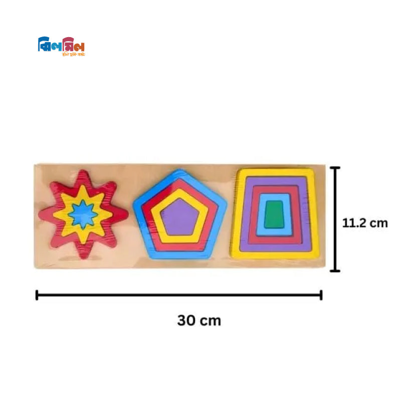 Geometric Shape Puzzle Board