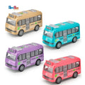 4 Pcs Baby bus car toy