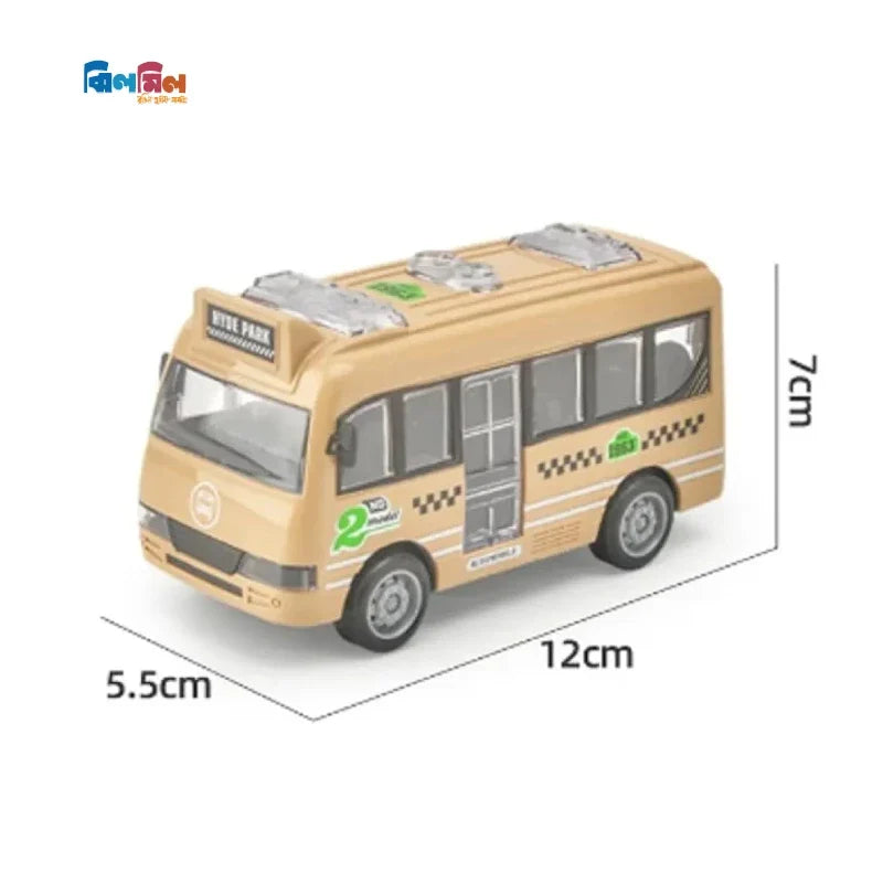4 Pcs Baby bus car toy