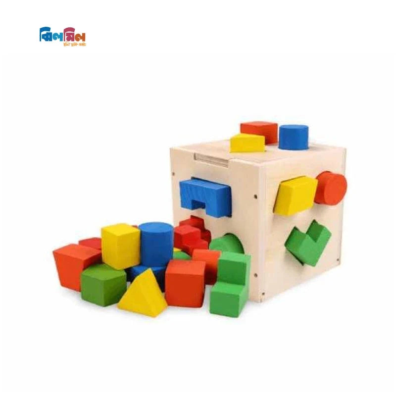 Wooden Fifteen Hole Shape Intelligence Box