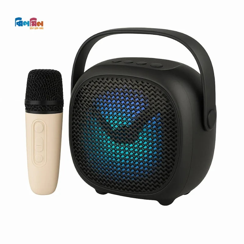 Bluetooth Speaker with Mini Karaoke Machine for Kids