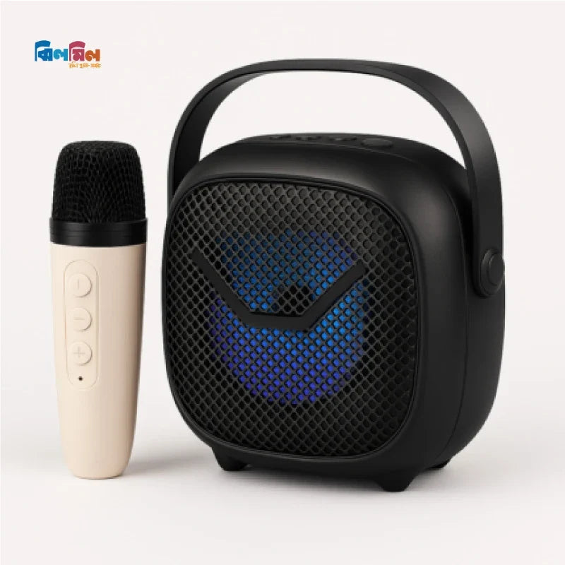 Bluetooth Speaker with Mini Karaoke Machine for Kids