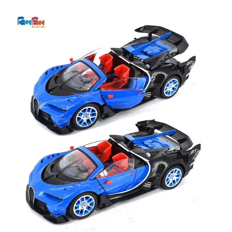 Bugatti Style Remote Control Rechargeable Car