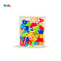Wooden Alphabet Lacing Box and Tangram Alphabet (Capital)