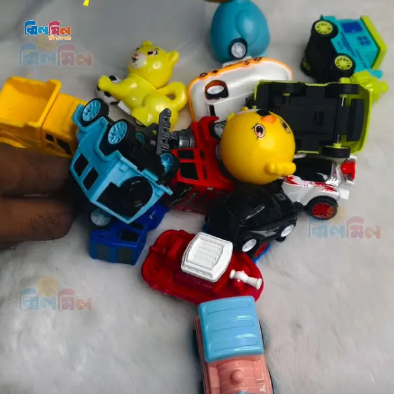 Vehicles Set Jar Toy-16 Pcs