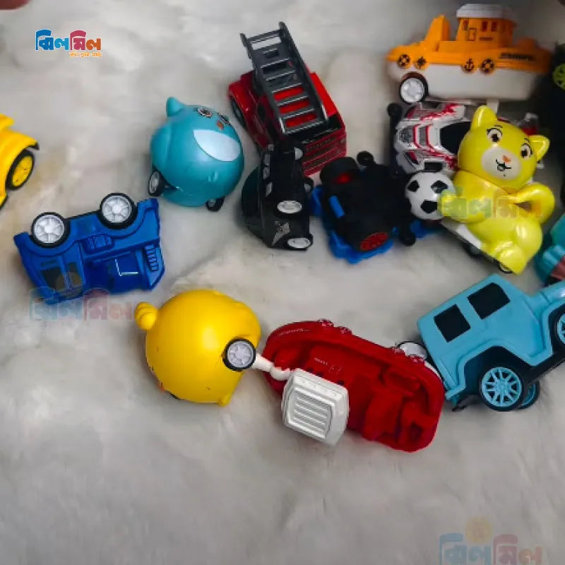 Vehicles Set Jar Toy-16 Pcs