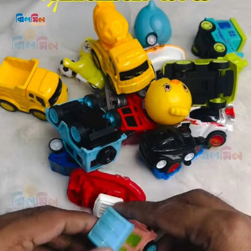 Vehicles Set Jar Toy-16 Pcs