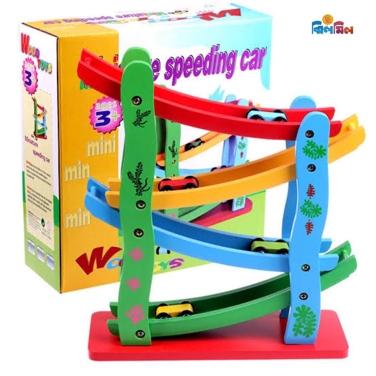 Miniature speeding car