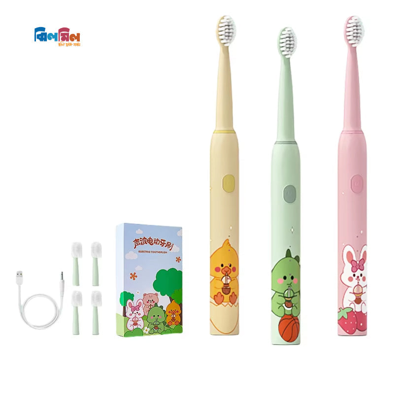 Cartoon Sonic Electric Toothbrush for Kids