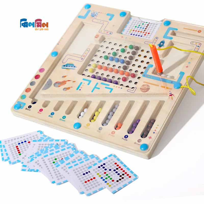 Educational Magnet Board Counting & Color Sorting Toy