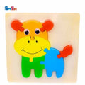Baby 3D Wooden Puzzle Cow