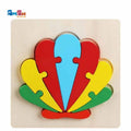 Baby 3D Wooden Puzzle Colours