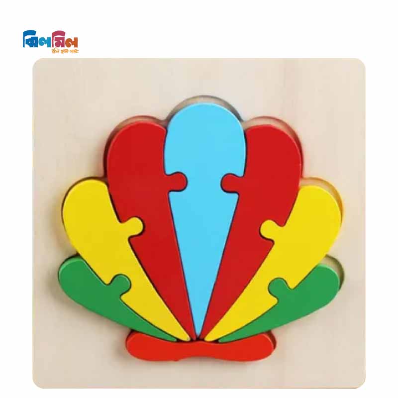 Baby 3D Wooden Puzzle Colours