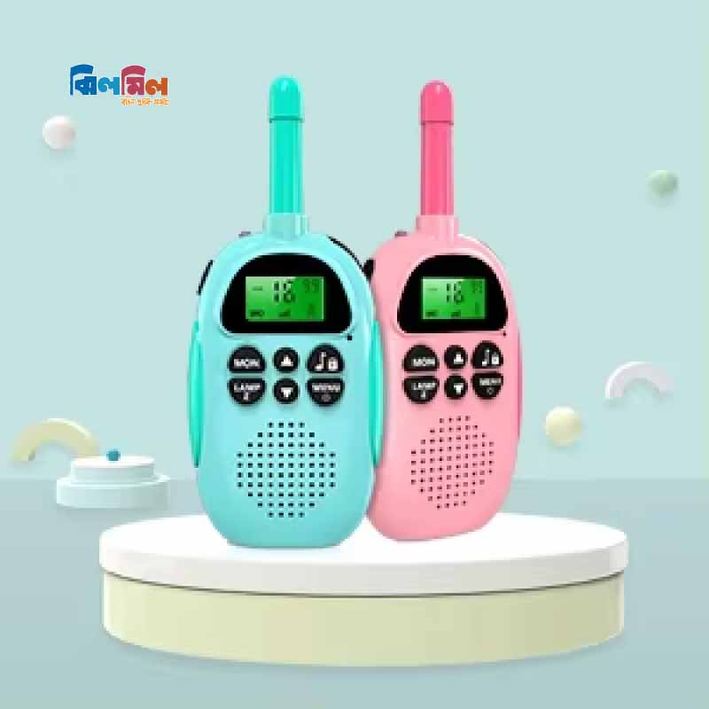 Kids Audio Walkie Talkie, 2pcs Rechargeable