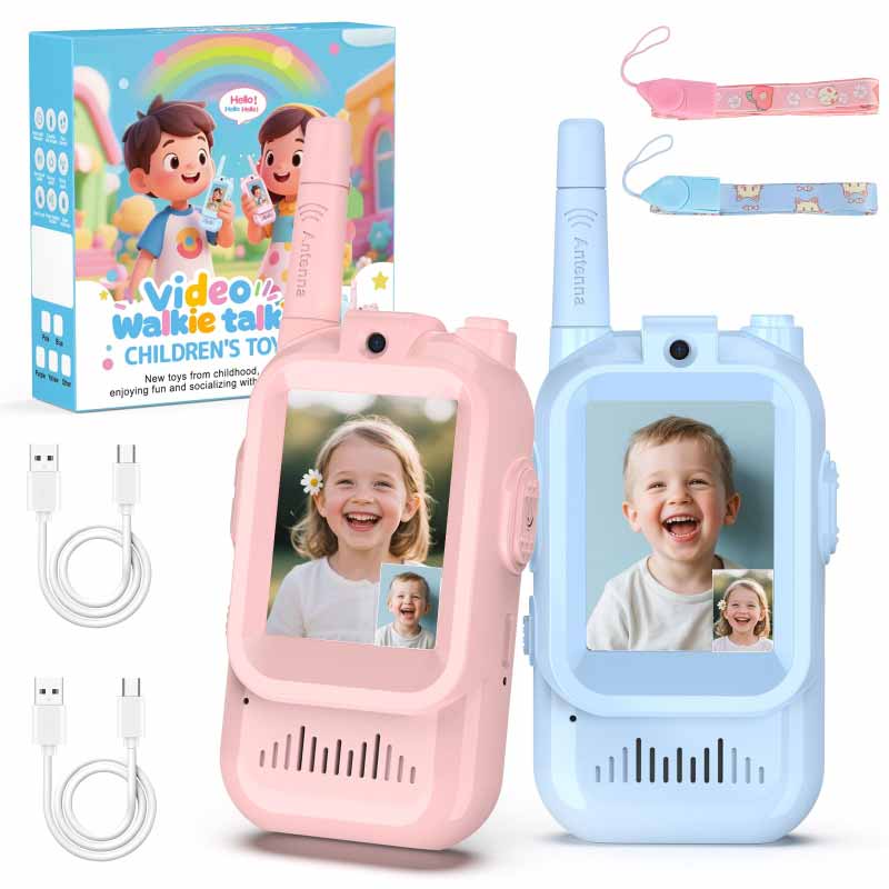 Kids Video Walkie Talkies 2 Pack Set