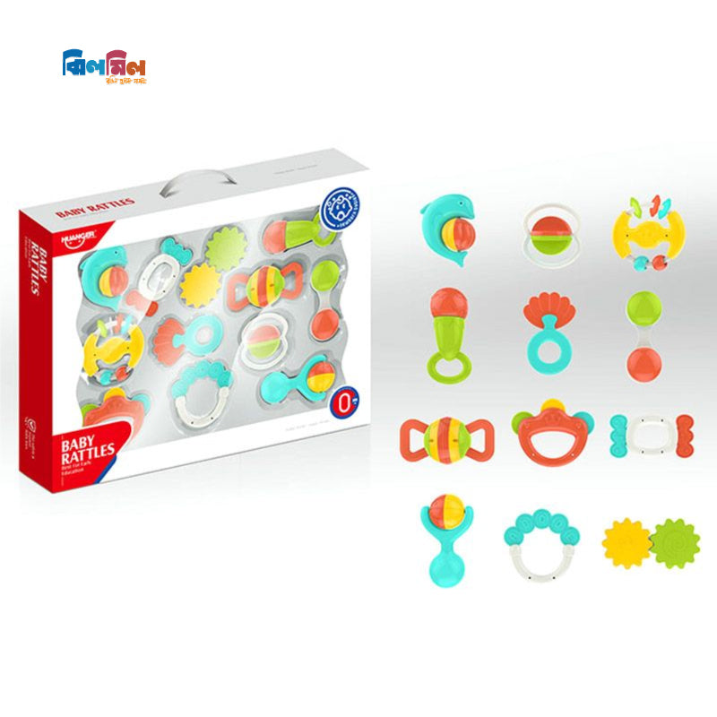 Baby Rattles 12pcs (Teeth Set)