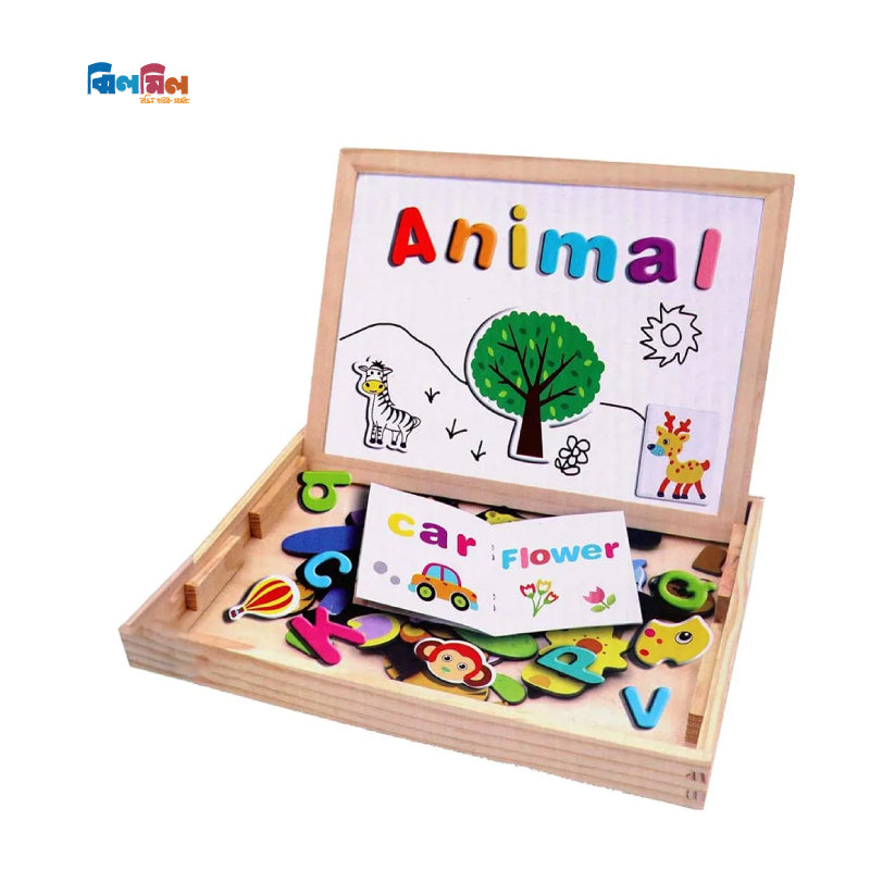 Cartoon Letter Puzzle Board