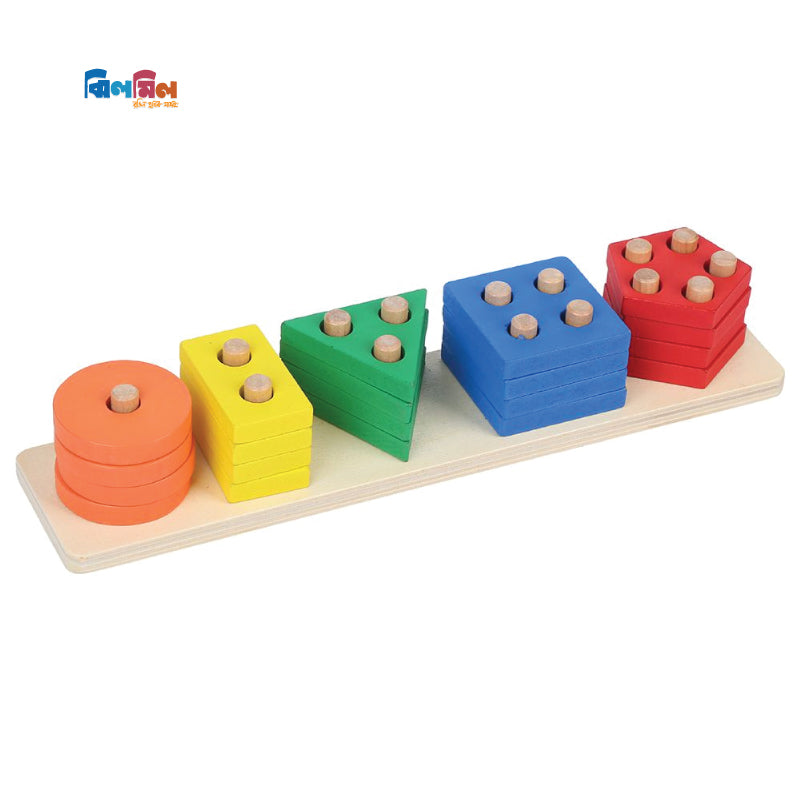 Shape Sorting and Stacking Puzzle