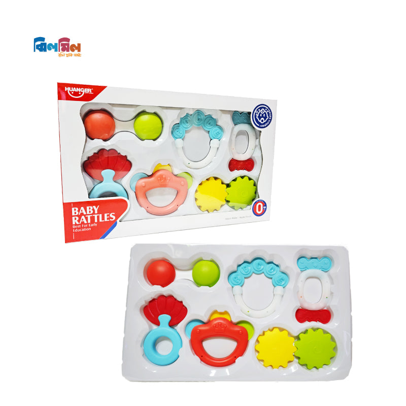 Baby Rattles 6 Pieces (Teethor Set)