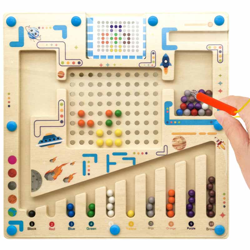 Educational Magnet Board Counting & Color Sorting Toy