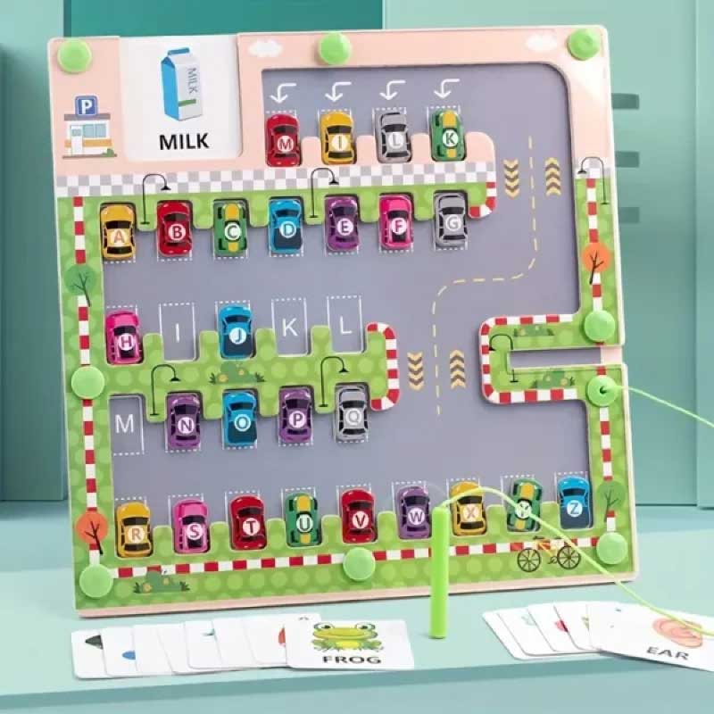 Magnetic Alphabet Maze