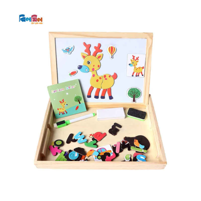 Cartoon Letter Puzzle Board