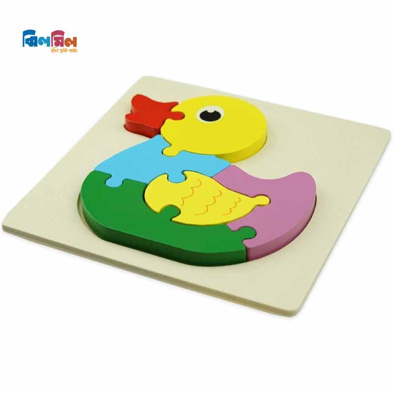 Baby 3D Wooden Puzzle Duck