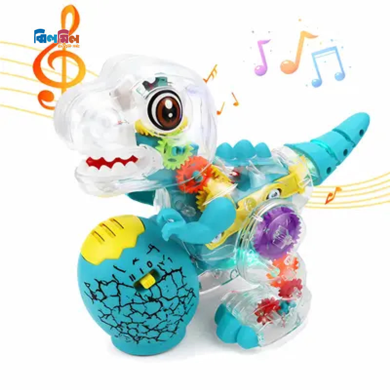Transparent Dinosaur + 3 pcs Battery