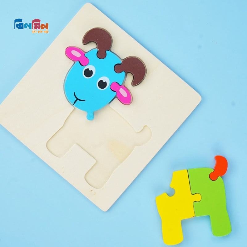 Baby 3D Wooden Puzzle Goat