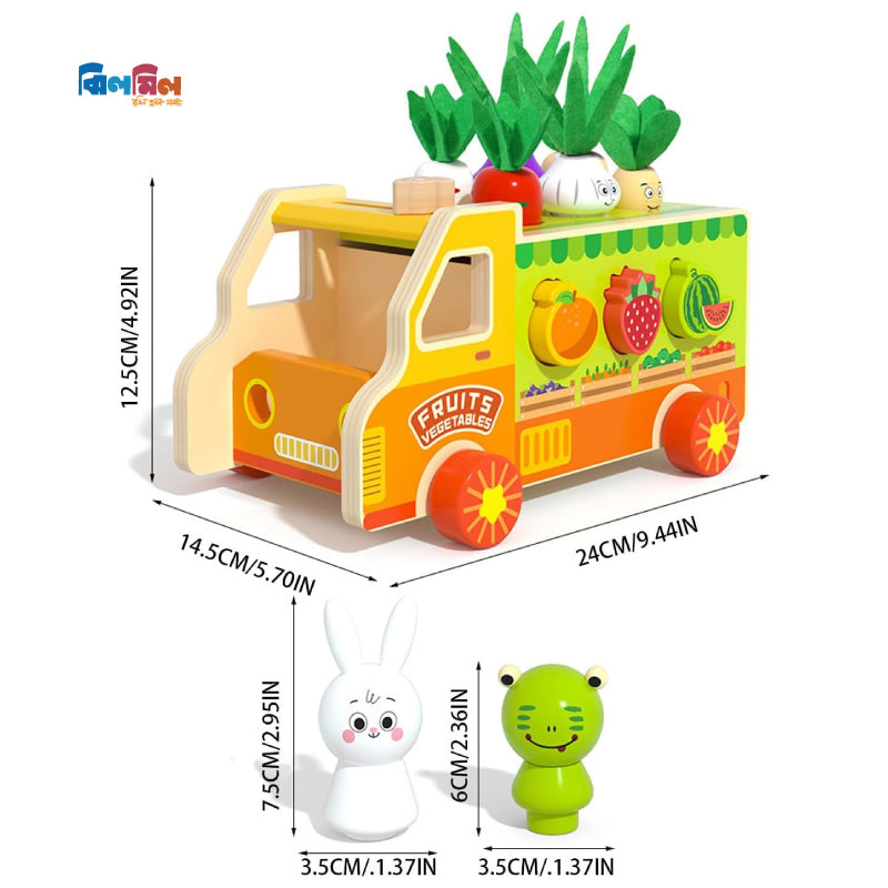 Rabbit Fruit and Vegetables Sales Truck