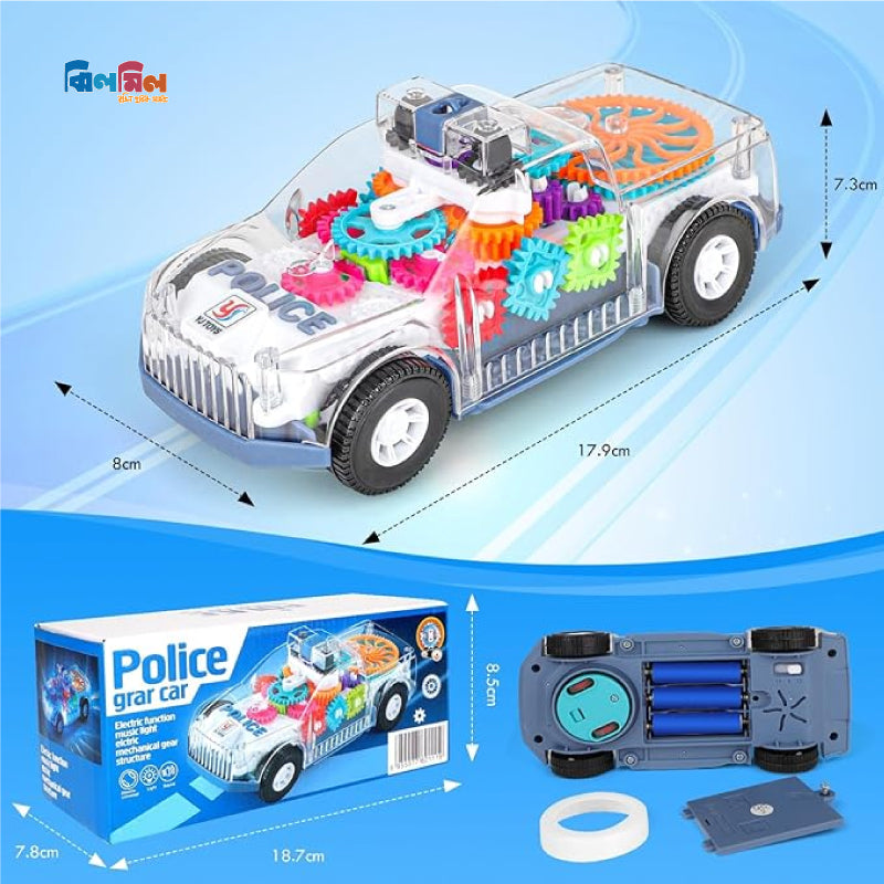 Police Car + 3 pcs Battery