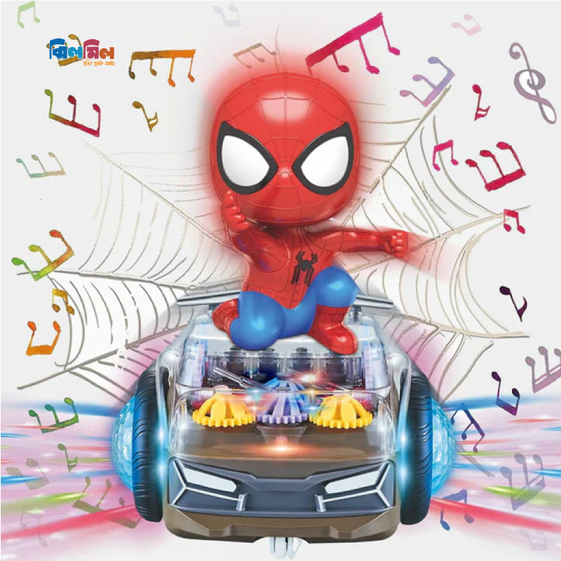 Gear Balancing Spider-Man Car