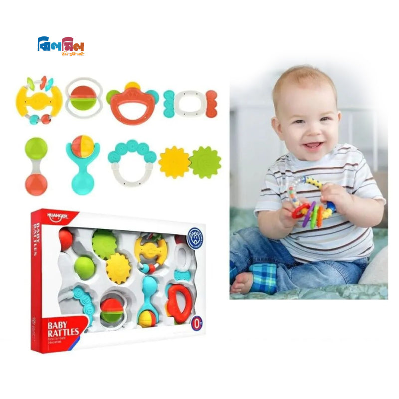 Baby Rattles 12pcs (Teeth Set)