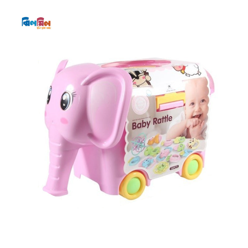 Elephant Baby Rattle 14 pices