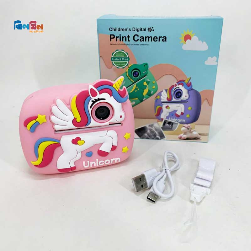 Pink Magical Unicron Print Camera