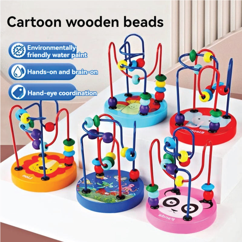 Wooden Cartoon Beads Toy (Mini)