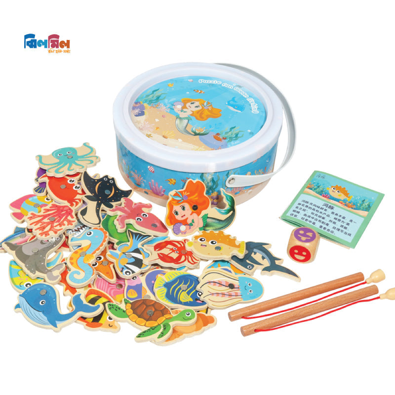 Wooden Fishing Game