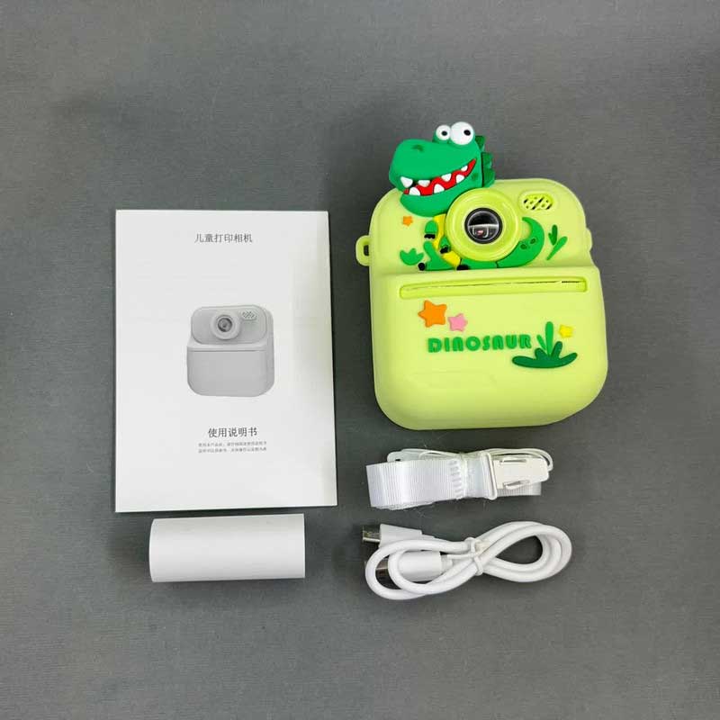 Dinosaur print camera