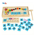 Caterpillar Wooden Color & Number Learning Toy Set