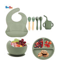 SILICONE BABY FEEDING SET
