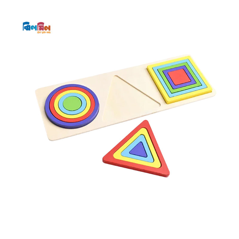 1 2 3, Wooden Montessori puzzles
