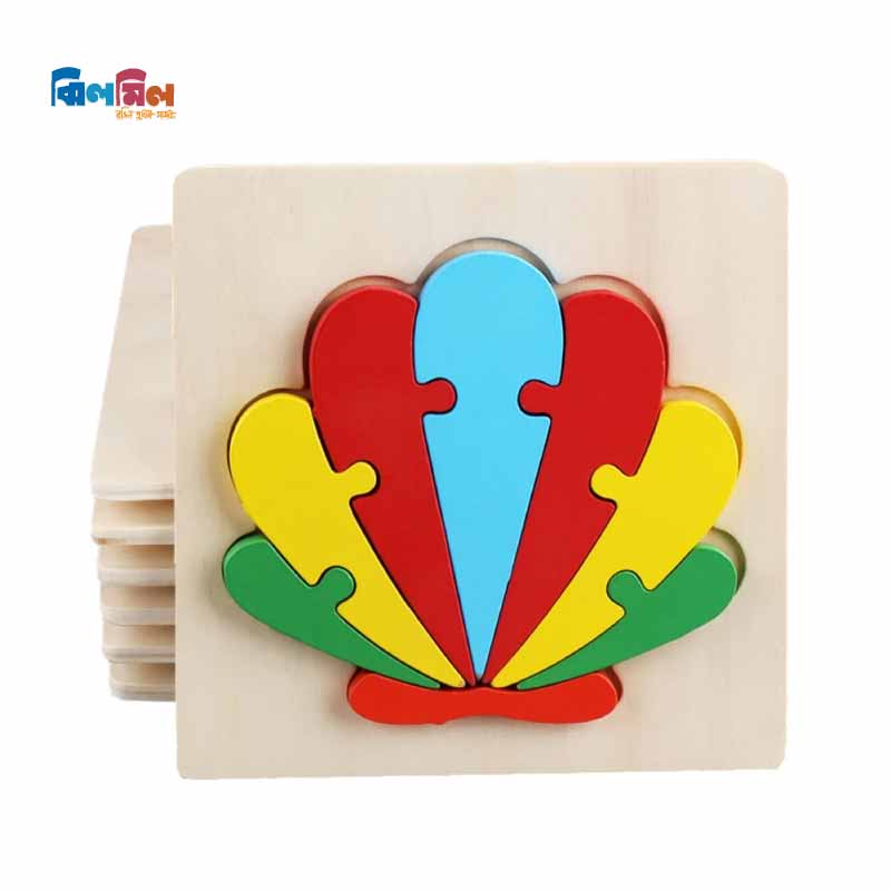 Baby 3D Wooden Puzzle Colours
