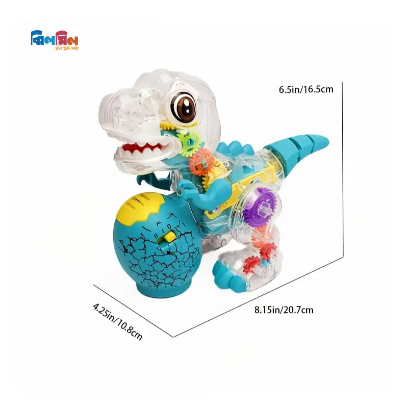 Transparent Dinosaur + 3 pcs Battery