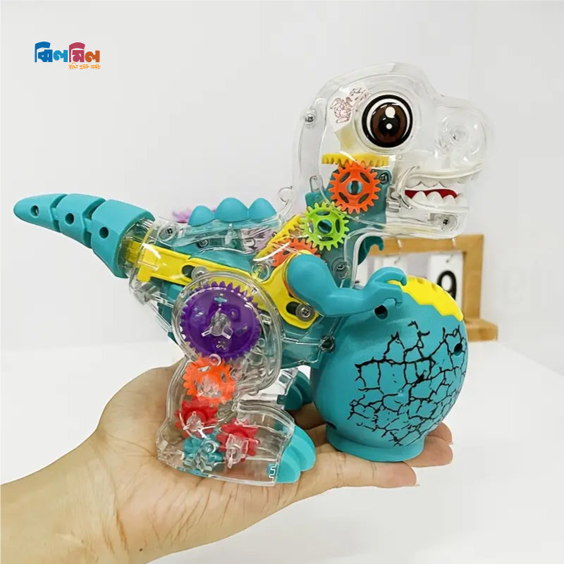 Transparent Dinosaur + 3 pcs Battery