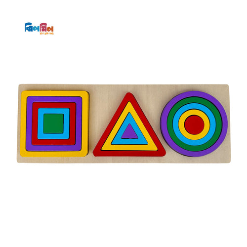 1 2 3, Wooden Montessori puzzles