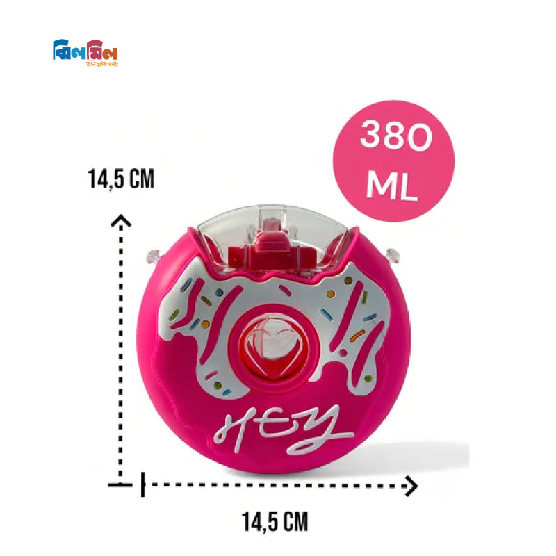 Donut Water Bottle Pink