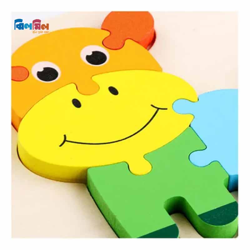 Baby 3D Wooden Puzzle Cow