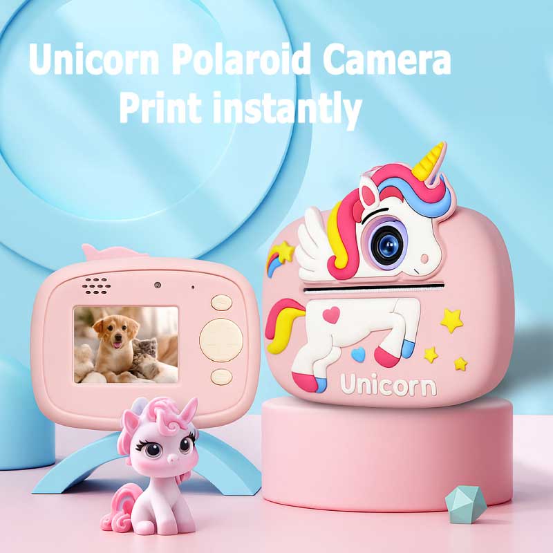Pink Magical Unicron Print Camera