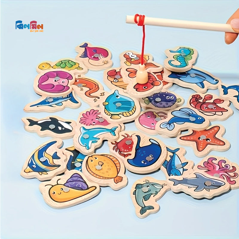 Wooden Fishing Game